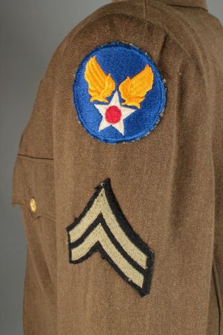 VTG Women ' s 40s WWII WAC Army Air Force Uniform Jacket Sz S 2676 WW2 USAAF 5