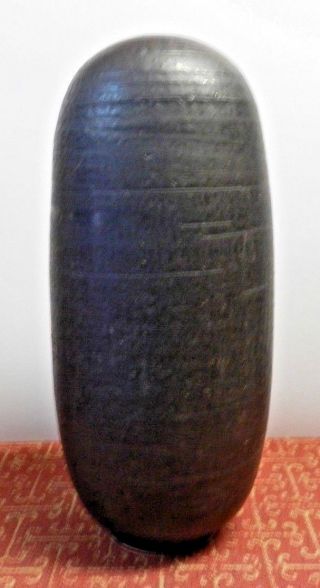 Rare Jonathan Adler Limited Numbered Edition 153/500 Oversized Charcoal Vase