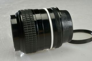 Vintage Nikon Ai Nikkor 105mm F/2.  5 Classic Portrait Prime Lens MF F - Mount 3
