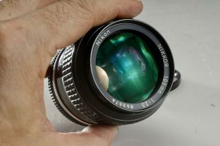 Vintage Nikon Ai Nikkor 105mm F/2.  5 Classic Portrait Prime Lens MF F - Mount 4