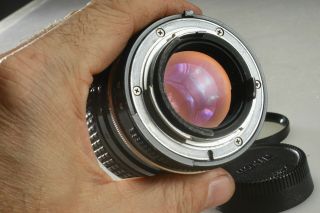 Vintage Nikon Ai Nikkor 105mm F/2.  5 Classic Portrait Prime Lens MF F - Mount 5