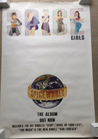 Spice Girls - Rare Set Of 11 Vintage Spice Girls Posters From 97/98