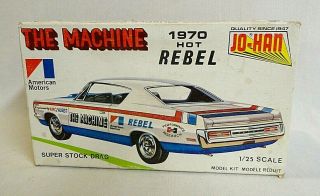 Look Johan 1970 Amc Rebel " The Machine " Muscle Car 1/25 Model Kit