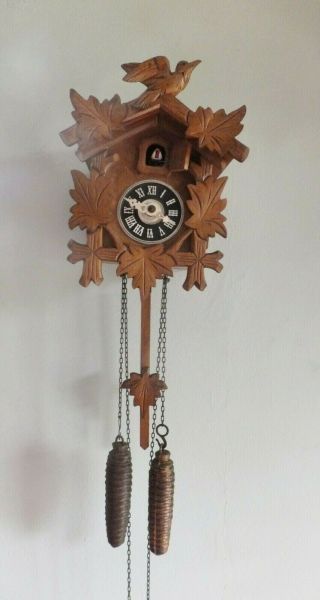 Vintage Black Forest Regula German Cuckoo Clock Needs Some Small Fixing