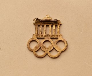 Vintage 1936 Berlin Olympic games enamel pin badge Germany Pre WW2 2