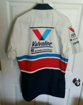 Vintage NASCAR Mark Martin Valvoline race pit crew shirt medium 2