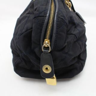 Authentic Vintage Prada Hand Bag Black Nylon 368097 3