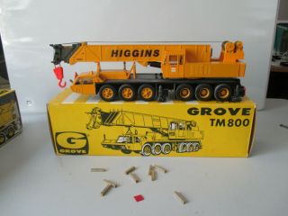 Vintage Diecast Nzg Grove Tm 800 Crane Truck 1/50 136 Scarce
