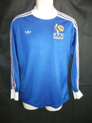 Vintage Adidas France 1978 World Cup Shirt Group 1