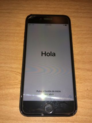 Apple Iphone 7 - 128gb - Jet Black  A1660 (cdma,  Gsm) Ios 11.  3.  1 Rare