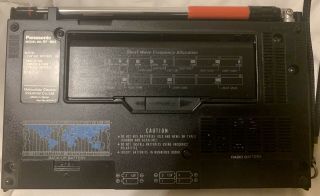 Vintage Panasonic RF - B65 AM FM LW MW SW - Great With Case 2