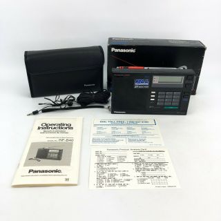 Vintage Panasonic Rf - B40 Fm/lw/mw/sw Pll Synthesized All Band Receiver