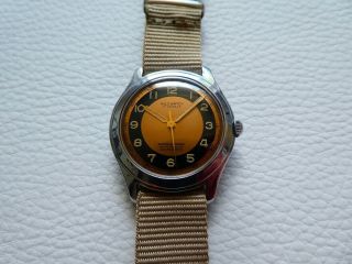 Very rare Vintage A.  E.  C.  WATCH ONSA Men ' s Military Style watch from 1950 ' s years 4