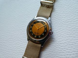 Very rare Vintage A.  E.  C.  WATCH ONSA Men ' s Military Style watch from 1950 ' s years 5