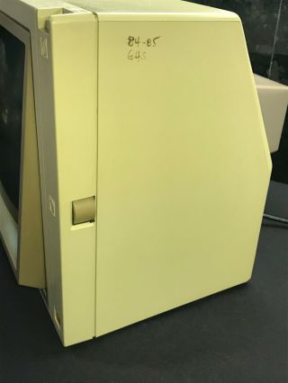 Apple IIe A2M2010 Green Phosphor 12 ' CRT MONITOR DISPLAY VINTAGE 6