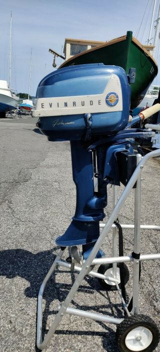 1958 Evinrude Fisherman 5.  5hp Antique Outboard
