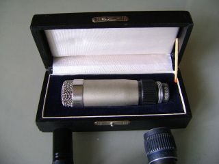 Funkberater Md30 - 2 Vintage Dynamic Omni Microphone W/case & Xlr Adaptor Cable