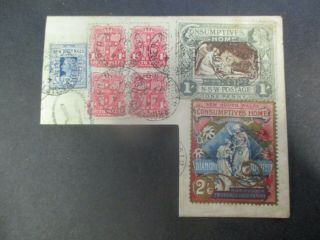 Nsw Stamps: Charity Parcel Piece - Rare (f340)