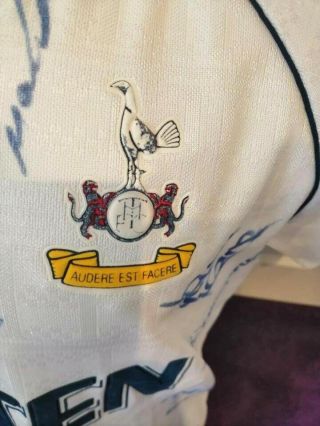 Match Worn ? youth fully signed Tottenham hotspur spurs 80s player shirt vintage 3