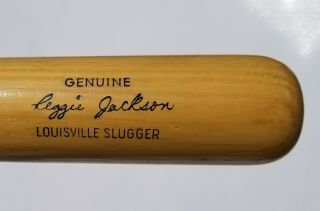1973 - 75 Reggie Jackson 34 " Louisville Slugger 125 Vtg Baseball Bat