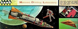 Hawk No.  551 - Manned Orbiting Laboratory - 1966 Release - Rare -
