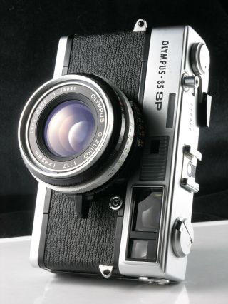 Rare Olympus 35sp/35 Sp Compact Rangefinder Camera,  W/ Zuiko 42mm F1.  7 Lens