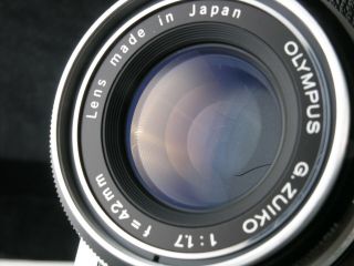 RARE Olympus 35SP/35 SP compact rangefinder camera,  w/ Zuiko 42mm f1.  7 lens 3