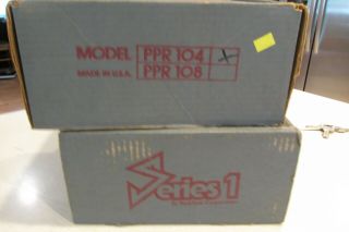 Vintage Rockford Fosgate Corporation Series 1 Speakers Ppr 104 108