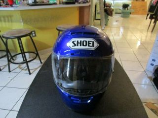 Shoei X - 11 Blue Helmet Size S Motorcycle Vintage