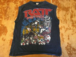Vintage 1984 Ratt Concert Tour Shirt T - Shirt Motley Crue Iron Maiden Ozzy
