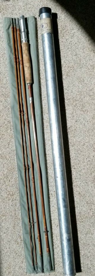 Vintage Sewell Dunton Anglers Choice Bamboo Fly Rod 9 