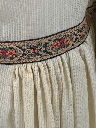 Gorgeous Vintage Gunne Sax Bohemian Maxi Tapestry & Lace.  XS 8