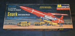 Vintage Monogram Sm - 62 Snark Guided Missile Model Kit