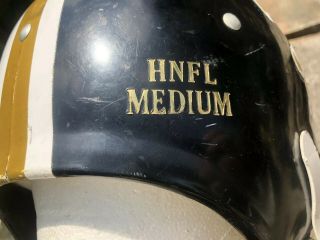 Vtg 1960s Orleans Saints Rawlings Football Helmet HNFL Medium Rare NFL 7