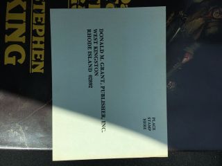 The Dark Tower: The Gunslinger - Stephen King 1984 Second Edition Hardcover RARE 8