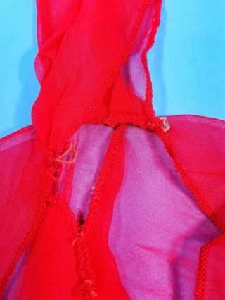 RARE Barbie Doll Floating Gardens 1696 Red Cape MINTY Vintage 1960 ' s 7