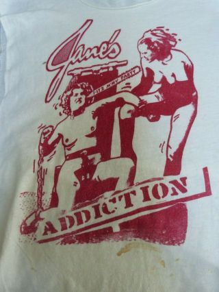 JANE ' S ADDICTION Vintage 1980s It ' s My Party T - SHIRT I - ITZ M ' MY PARTY 2
