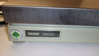 METTLER TOLEDO TYPE SM6000 SM - F SCALE MADE IN SWITZERLAND RARE FIND 11