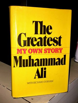 Muhammad Ali Signed First Edition 1975 H/c Book The Greatest - - Vintage Autograph