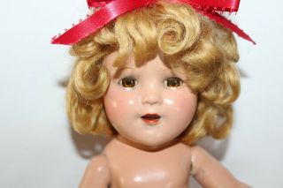 Vintage Composition IDEAL Doll Shirley Temple 13 