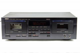 Vintage Yamaha K - 902 Natural Sound Stereo Dual Cassette Deck Great