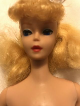 Vintage Barbie Ponytail 1962 Case,  Doll And Clothes 2