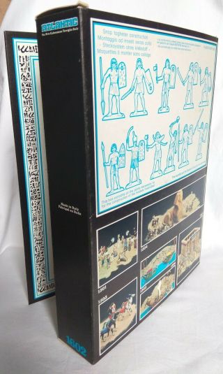 Vintage ATLANTIC,  70 ' s,  Boxed The Egyptian Army,  1:32 scale unpainted plastic. 6