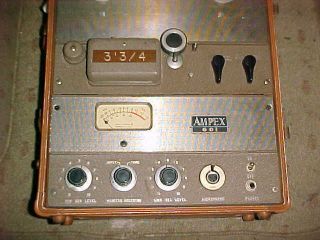 Vintage Ampex 601 Portable Reel To Reel Tape Recorder,  AS - IS 2