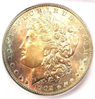 1902 - O Morgan Silver Dollar $1 Coin - Icg Ms66 - Rare In Ms66 - $425 Value