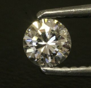 GIA loose certified.  28ct SI1 F round diamond estate vintage 4