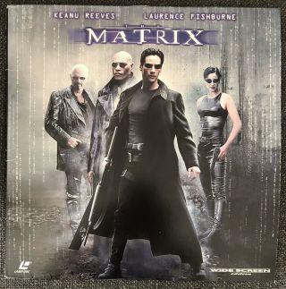 Rare Hard To Find 1999 THE MATRIX WIDE SCREEN Edition Laserdisc LASER DISC Image 2