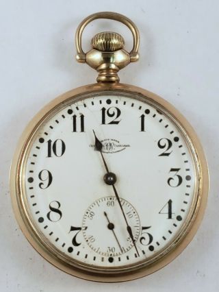 Vintage Ball Watch Co 16s,  19j Railroad Grade Pocket Watch - Runs - Vt211