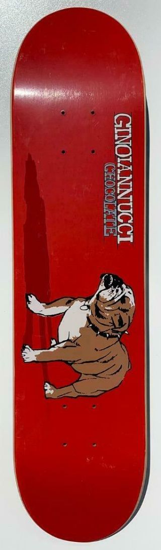 Chocolate Gino Iannucci Dogs Model 2000 Rare Skateboard Hecox Art