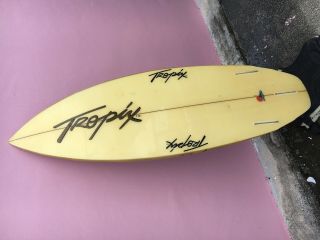 Vintage surfboard Tropix T.  M.  Ocean Image 1540 8